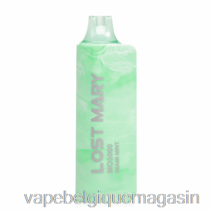 Vape Belgique Perdu Mary Mo5000 Jetable Miami Menthe